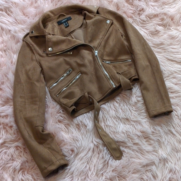 Forever 21 premium suede jacket - Picture 1 of 2